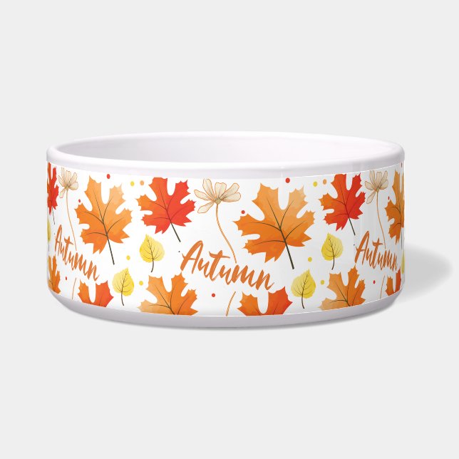 Herbst Herbst-Herbstlaube Napf (Vorderseite)