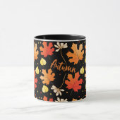 Herbst Herbst-Herbstlaube Tasse (Zentrum)