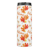 Herbst Herbst-Herbstlaube Thermosbecher (Rückseite)