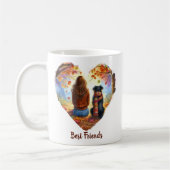 Herbst/Herbst Hundeliebhaber Kaffeetasse (Links)