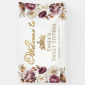 Herbst Herbst in Burgund 16 Banner (Vertikal)