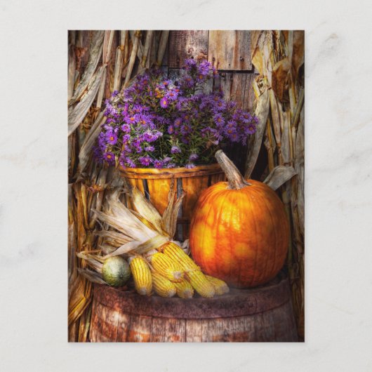 Herbst - Herbst ist festlich Postkarte (Vorderseite)