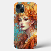 Herbst Herbst Königin Goddess Fantasy Art Case-Mate iPhone Hülle (Rückseite)