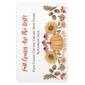 Herbst Herbst Kreuzfahrtschiff Stateroom Türmarker Magnet (Vertikal)