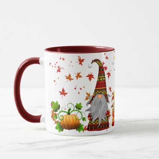 Herbst/Herbst Kürbisknochen Tasse (Links)