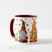 Herbst/Herbst Kürbisknochen Tasse (Vorderseite Links)