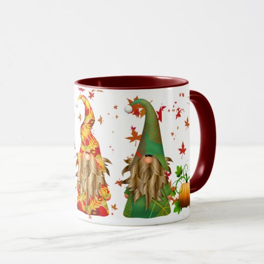 Herbst/Herbst Kürbisknochen Tasse (VorderseiteRechts)