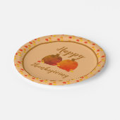 Herbst/Herbst/Kürbispapier-Teller Pappteller (Schrägansicht)