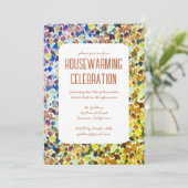 Herbst Herbst lässt Chic Custom HoUSEWARMING PARTY Einladung (Stehend Vorderseite)