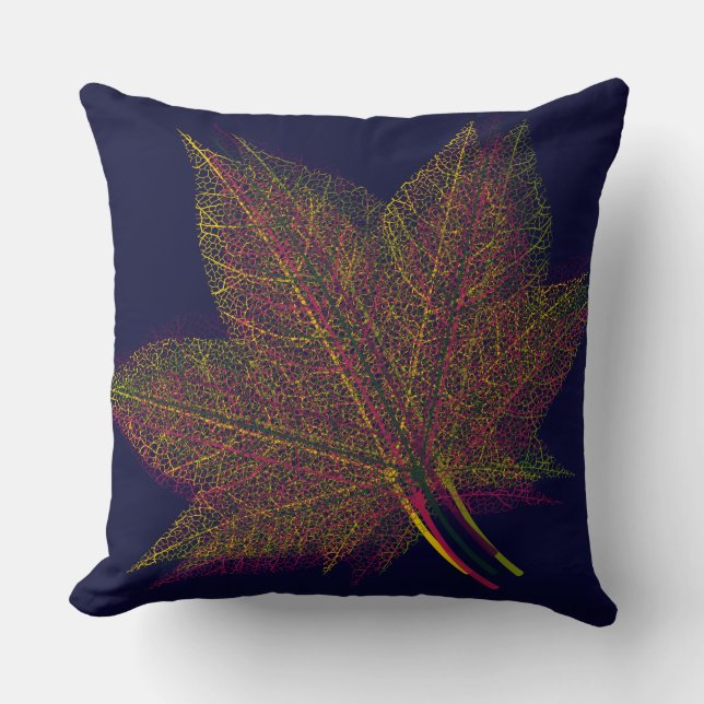 Herbst Herbst Leaf #3 Kissen (Vorderseite)