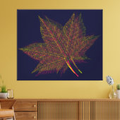 Herbst Herbst Leaf #3 Leinwanddruck (Insitu (Wohnzimmer))