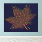 Herbst Herbst Leaf #3 Leinwanddruck (Insitu (Holzboden))