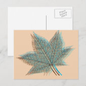 Herbst Herbst Leaf #5 Postkarte (Vorne/Hinten)