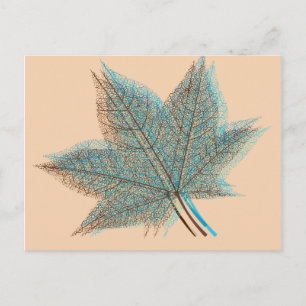 Herbst Herbst Leaf #5 Postkarte