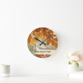 Herbst/Herbst-Leaf Naturlandschaft Runde Uhr (Zuhause)