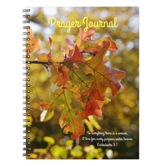 Herbst Herbst Leaves Praetjournal Notizblock (Vorderseite)