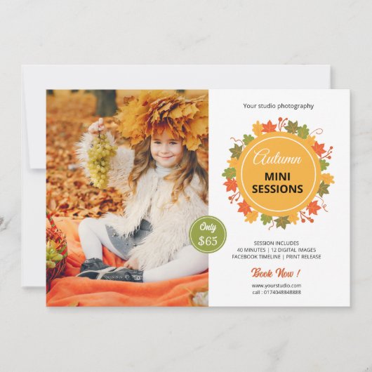 Herbst/Herbst-Mini-Session-Vorlage (Vorderseite)