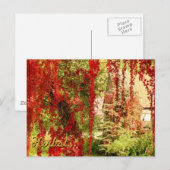 Herbst / Herbst Postkarte (Vorne/Hinten)
