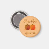 Herbst/Herbst/Pumpkin Magnet (Vorderseite/Rückseite)