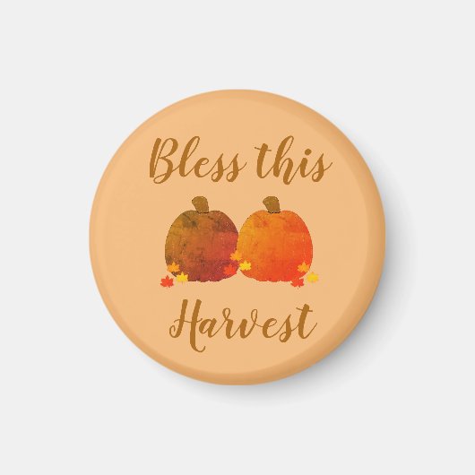 Herbst/Herbst/Pumpkin Magnet (Vorne)