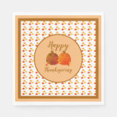 Herbst/Herbst/Pumpkin Napkins Serviette (Vorderseite)