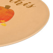 Herbst/Herbst/Pumpkin Schneidebrett (Ecke)
