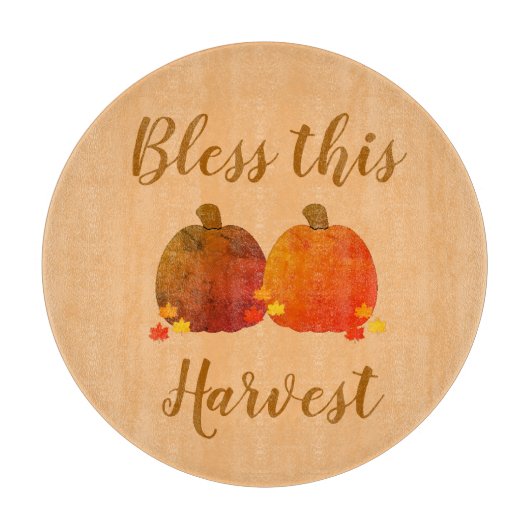 Herbst/Herbst/Pumpkin Schneidebrett (Vorderseite)