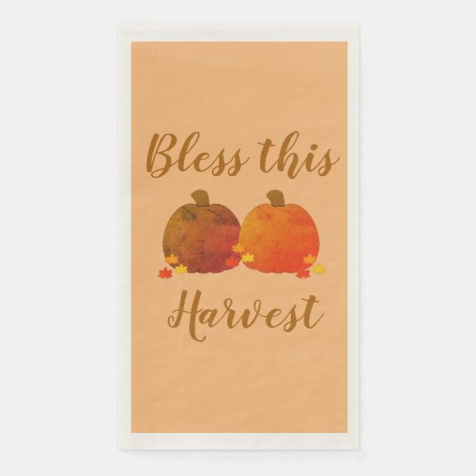 Herbst/Herbst/Pumpkin Serviette (Vorderseite)