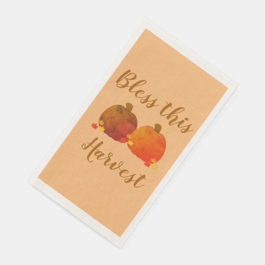 Herbst/Herbst/Pumpkin Serviette (Ecke)