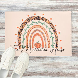 Herbst Herbst-Regenbogen Fußmatte