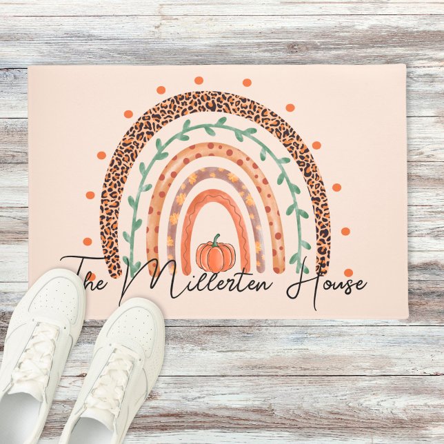 Herbst Herbst-Regenbogen Fußmatte (Von Creator hochgeladen)