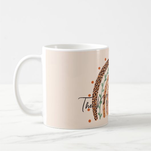 Herbst Herbst-Regenbogen Kaffeetasse (Links)