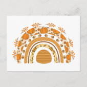 Herbst/Herbst Regenbogen Postkarte (Vorderseite)