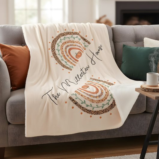 Herbst Herbst-Regenbogen Sherpadecke