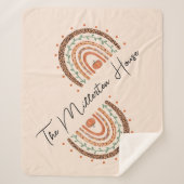 Herbst Herbst-Regenbogen Sherpadecke (Vorderseite)