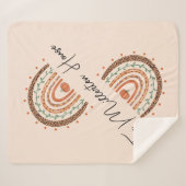 Herbst Herbst-Regenbogen Sherpadecke (Vorderseite (Horizontal))