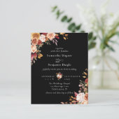 Herbst-Herbst-Schwarze Hochzeit (Stehend Vorderseite)