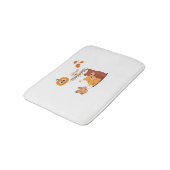 Herbst Herbst Shirt, Erntedank Shirt, Fall Pumpki Badematte (Schrägansicht)