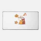 Herbst Herbst Shirt, Erntedank Shirt, Fall Pumpki Schreibtischunterlage (Vorderseite)