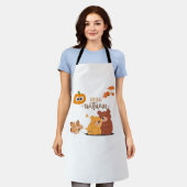 Herbst Herbst Shirt, Erntedank Shirt, Fall Pumpki Schürze (Getragen)