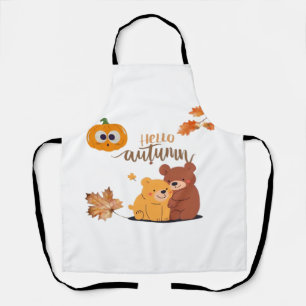 Herbst Herbst-Shirt, Erntedank-Shirt, Herbst-Kürbi Schürze