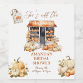 Herbst Herbst: Sie ist vom Brautparty des Marktes  Weinetikett (Einzelnes Label)