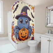 Herbst/Herbst/Spinne/Hexe/Halloween Duschvorhang (Beispiel)