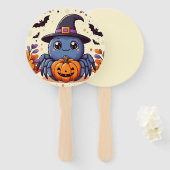 Herbst/Herbst/Spinne/Hexe/Halloween Fächer (Vorne und Hinten)