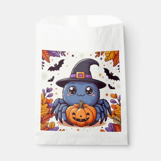 Herbst/Herbst/Spinne/Hexe/Halloween Geschenktütchen (Vorderseite)