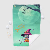 Herbst/Herbst/Spinne/Hexe/Halloween Golfhandtuch (Insitu)