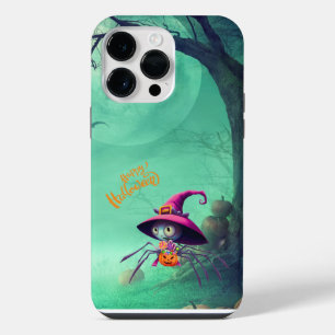 Herbst/Herbst/Spinne/Hexe/Halloween iPhone 14 Pro Max Hülle