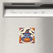 Herbst/Herbst/Spinne/Hexe/Halloween Magnet (In Situ (Geschirrspüler))
