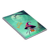 Herbst/Herbst/Spinne/Hexe/Halloween Notizblock (Rechte Seite)