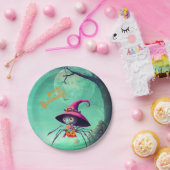 Herbst/Herbst/Spinne/Hexe/Halloween Pappteller (Party)